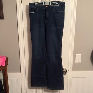 Nicole Miller Midnight Blue Wide Leg Jeans